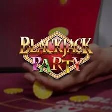 Blackjack Party casino game by Evolution – featured logo at ToonieBet Casino