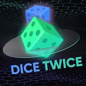 Dice Twice logo by Turbo Games ToonieBet Casino