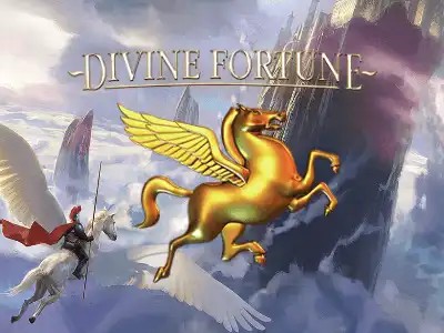 Divine Fortune logo by NetEnt at ToonieBet Casino