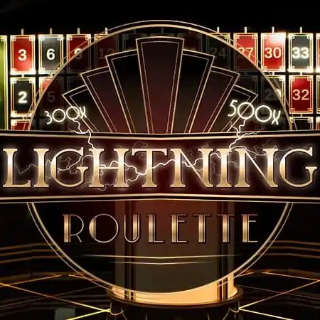 Live Dealer logo of Lightning Roulette from Evolution at ToonieBet Casino