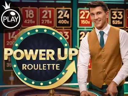 Enjoy Power UP Roulette by Pragmatic Play – logo hosted on tooniebet-ontario.com
