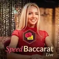 Speed Baccarat A logo – Live Dealer by Evolution at ToonieBet Casino