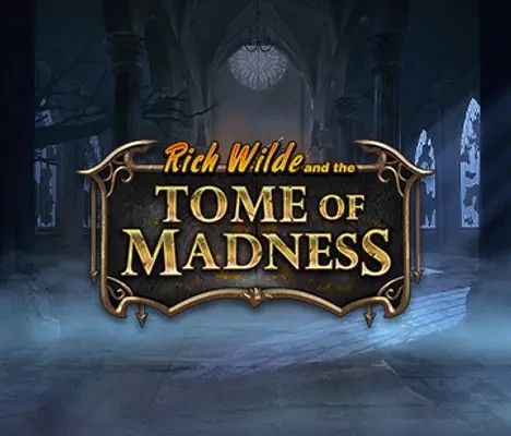 Tome of Madness slot logo by Play&#039;n GO at ToonieBet Casino