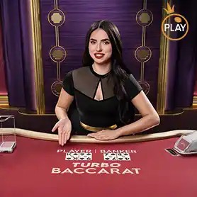 Live Dealer logo of Turbo Baccarat from Pragmatic Play at ToonieBet Casino
